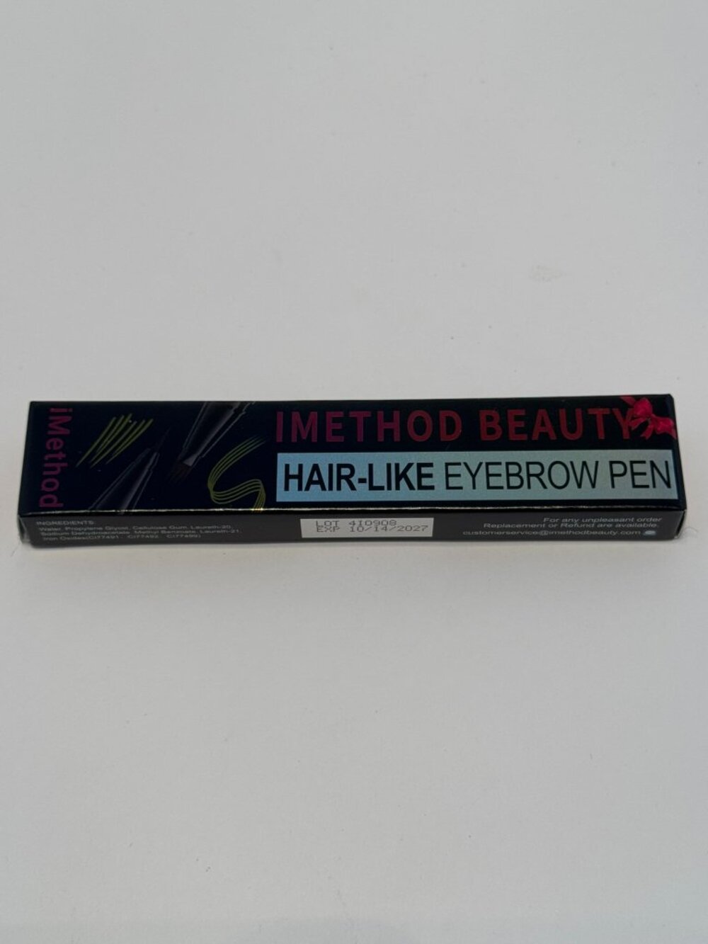 iMethod Hair-Like Eyebrow Pen - 02 Dark Brown Microblading Brow Makeup NEW NIB